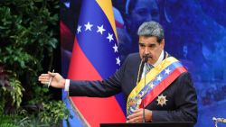 CARACAS, VENEZUELA - JANUARY 15: President of Venezuela Nicolas Maduro delivers the annual address at Teatro Teresa Carreno on January 15, 2025 in Caracas, Venezuela. President Maduro called for reunion and dialogue in his message amid tensions and controversy over his contested third term. (Photo by Jesus Vargas/Getty Images)