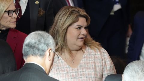 WASHINGTON, DC - JANUARY 20: Puerto Rico Gov. Jenniffer González Colón arrives in the VIP viewing area in Emancipation Hall for the Inauguration of Donald J. Trump in the U.S. Capitol Rotunda on January 20, 2025 in Washington, DC. Donald Trump takes office for his second term as the 47th president of the United States. (Photo by Jasper Colt - Pool/Getty Images)