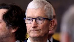 Tim Cook at Donald Trump's inauguration earlier this year.