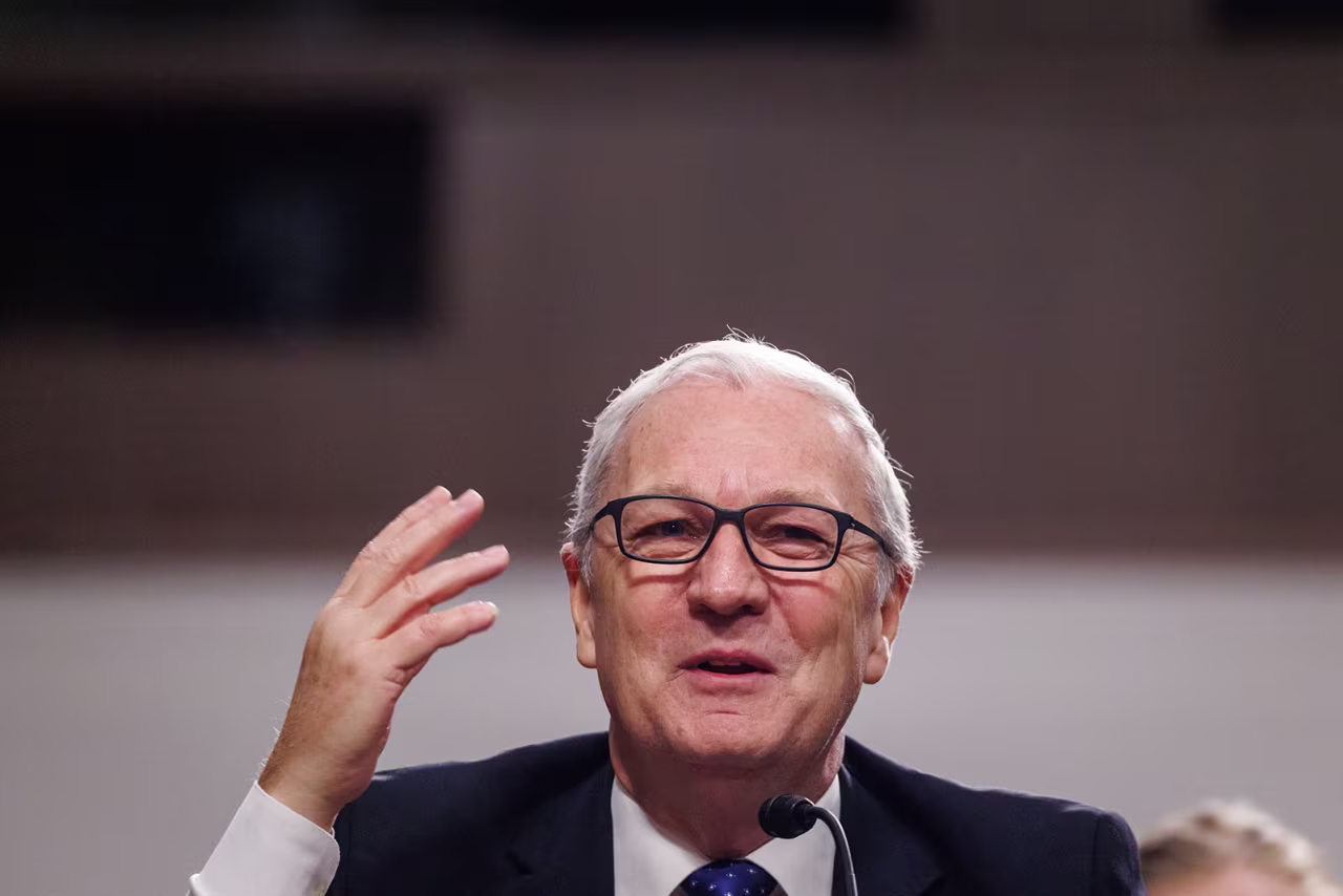 Sen. Kevin Cramer speaks during a Senate Veterans' Affairs Committee confirmation hearing on January 21, in Washington, DC.