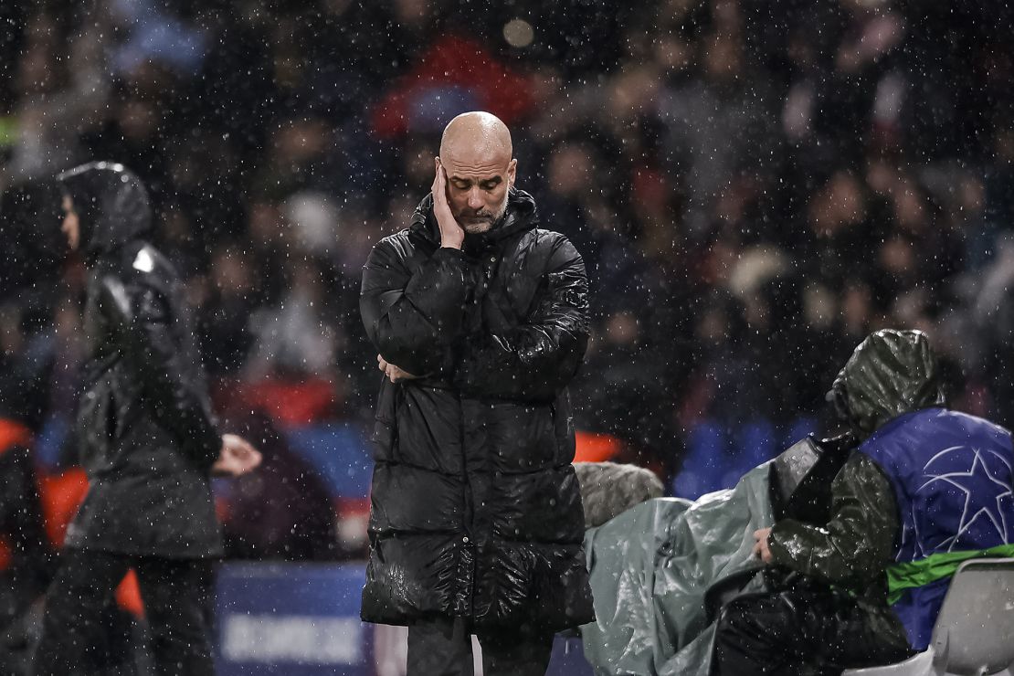 Pep Guardiola says PSG were the better team and deserved to win.