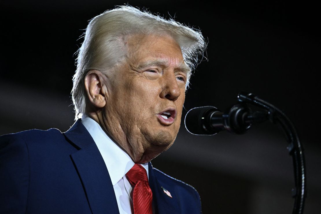 US President Donald Trump delivers remarks on his policy to end tax on tips in Las Vegas, Nevada, on January 25, 2025. After visits to disaster sites in North Carolina and California, the Vegas stop is more of a feel-good victory lap, as he lays out his plans to exclude tips from federal taxes -- an enormously popular move in a city built on the hospitality industry. (Photo by Mandel NGAN / AFP) (Photo by MANDEL NGAN/AFP via Getty Images)