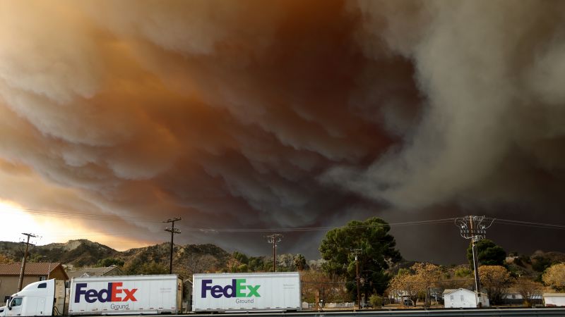 Mandatory evacuations ordered in northern LA County in first significant wildfire outbreak since fatal fires