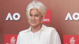 Deborra-Lee Furness at the 2025 Australian Open in Melbourne.