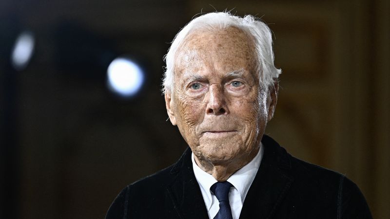 Italy says goodbye to legendary designer Giorgio Armani