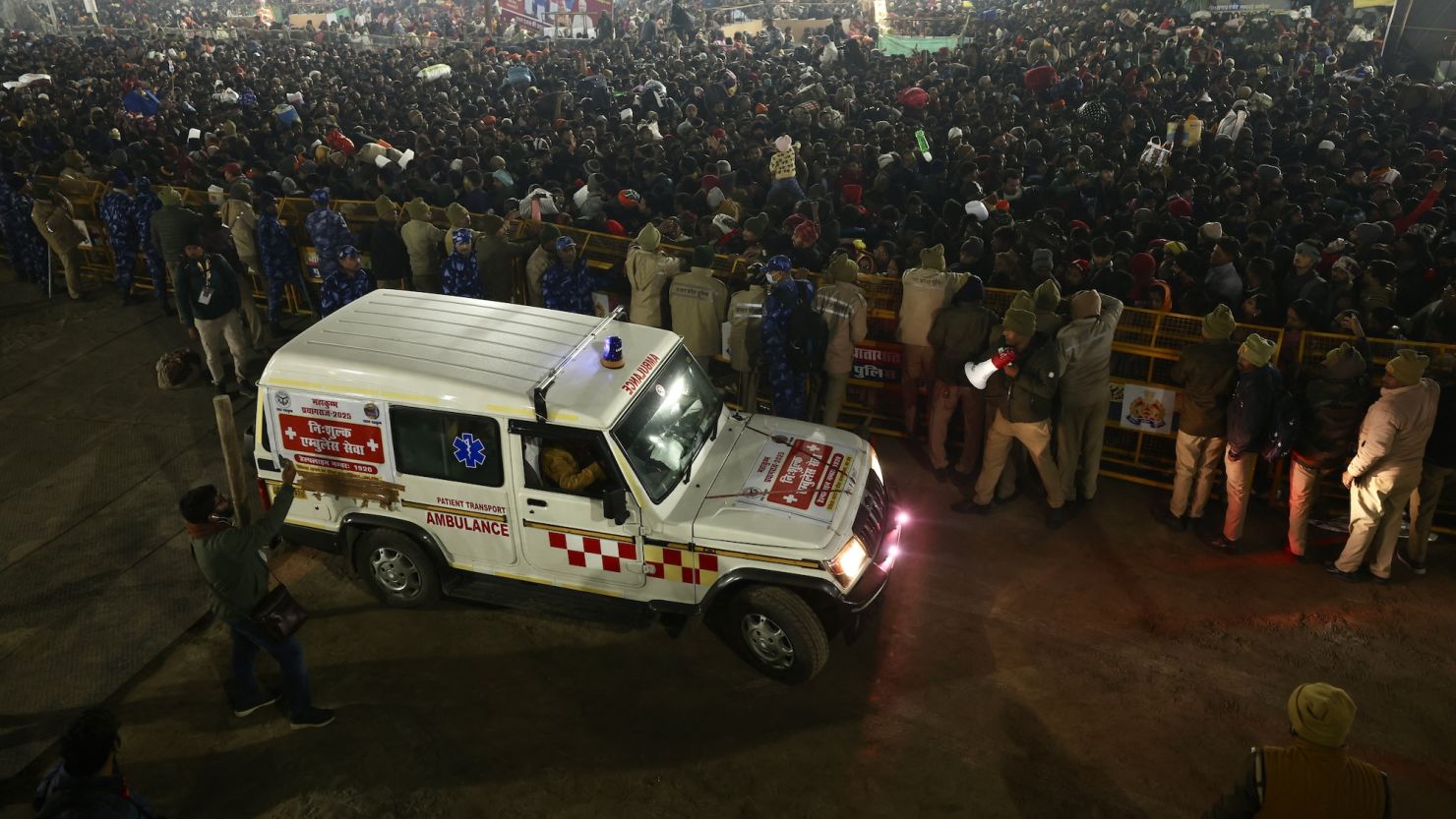 Several injured in crowd crush at India’s Kumbh Mela religious festival