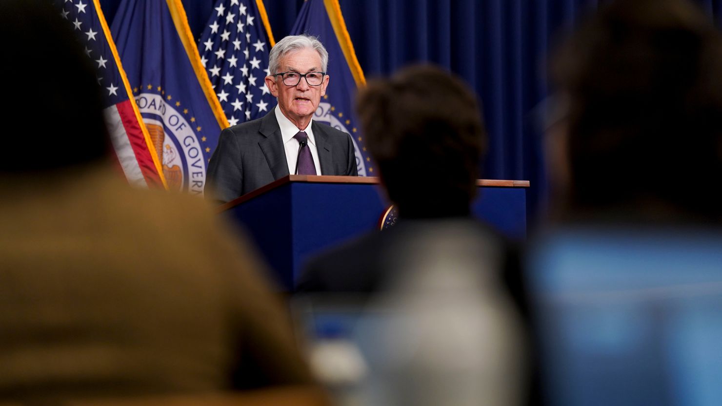 Jerome Powell, chairman of the US Federal Reserve, speaks during a news conference following a Federal Open Market Committee (FOMC) meeting in Washington, DC, on Wednesday, January 29, 2025. Federal Reserve officials held interest rates steady, pausing to assess the inflation outlook following a string of rate reductions last year.