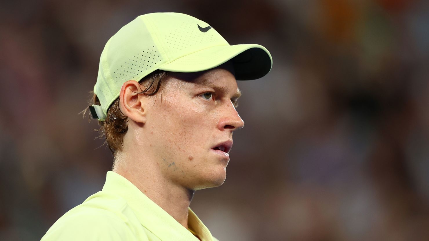 Jannik Sinner during the 2025 Australian Open men's singles final.