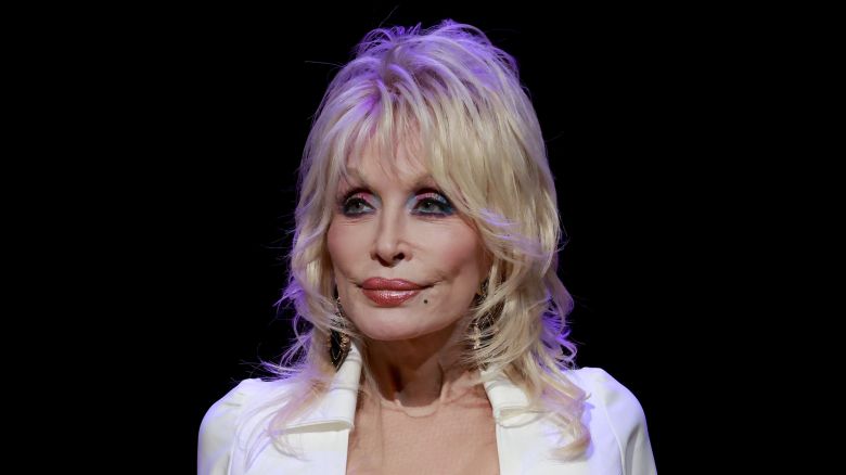 Dolly Parton attends "Dolly: An Original Musical" fireside chat and press conference at The Fisher Center for the Performing Arts on January 28, 2025 in Nashville, Tennessee.