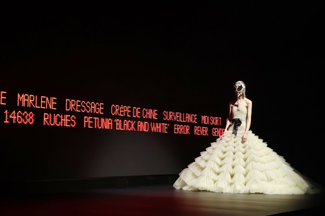 Valentino now stages one couture show a year, instead of the typical two.