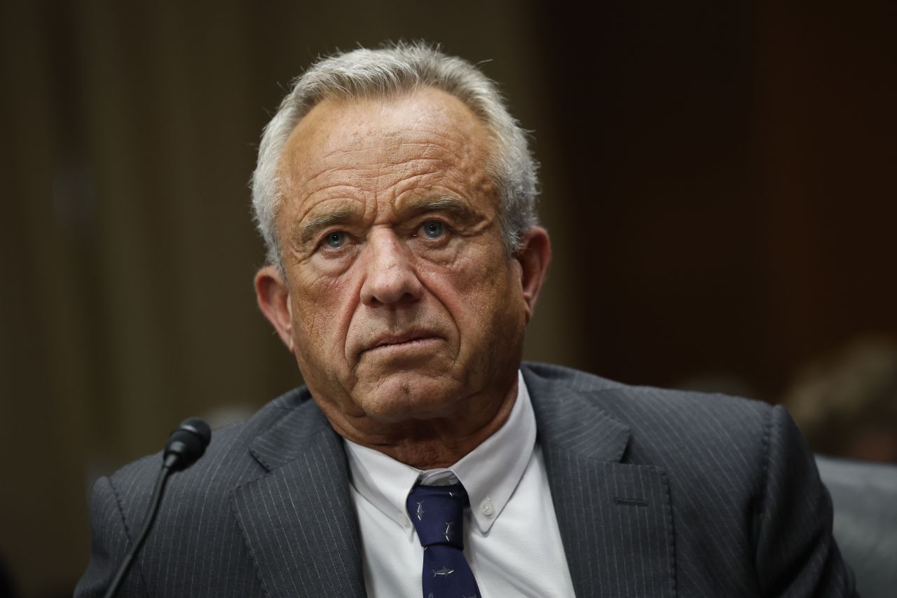 Robert F. Kennedy Jr. testifies during his Senate Committee on Health, Education, Labor and Pensions confirmation hearing at the Dirksen Senate Office Building on January 30, in Washington, DC.
