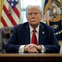 WASHINGTON, DC - JANUARY 30: U.S. President Donald Trump talks to reporters from the Resolute Desk after signing an executive order to appoint the deputy administrator of the Federal Aviation Administration in the Oval Office at the White House on January 30, 2025 in Washington, DC. Trump also signed a memorandum ordering an immediate assessment of aviation safety and ordering an elevation of what he called “competence” over “D.E.I.” (Photo by Chip Somodevilla/Getty Images)