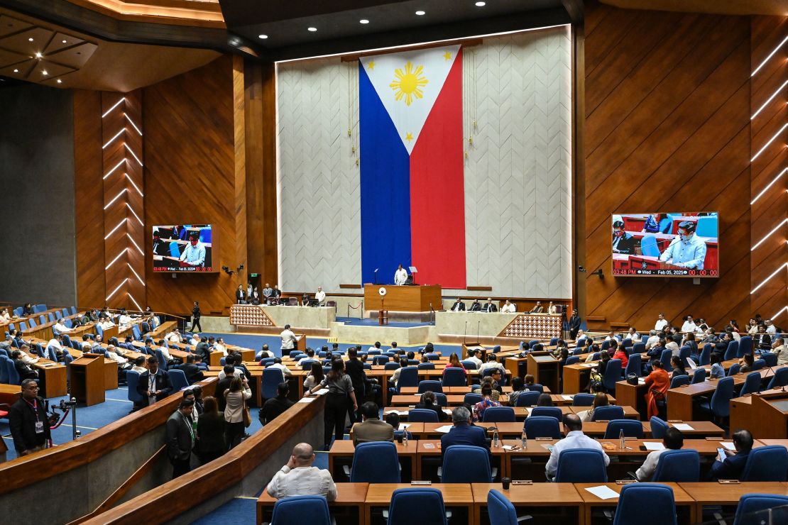 The lower house in the Philippines convened a session to impeach Vice President Sara Duterte in Manila on Wednesday.