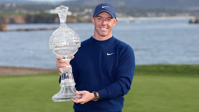 Rory McIlroy wins by two shots at ‘cathedral of golf’ Pebble Beach | CNN