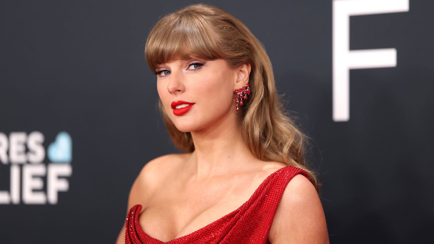 Taylor Swift in February in Los Angeles.