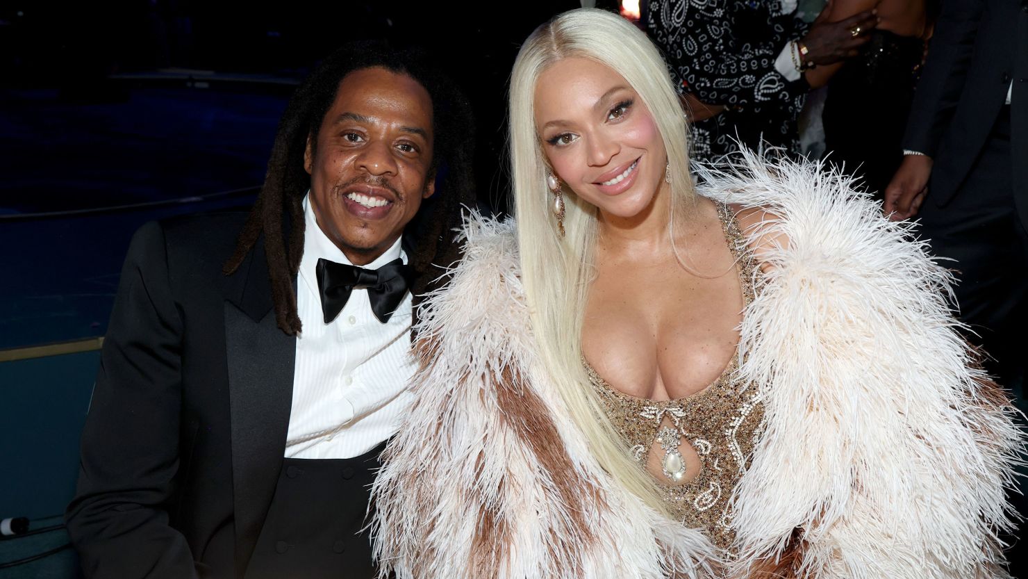 Jay-Z and Beyoncé at the Grammys on February 2.
