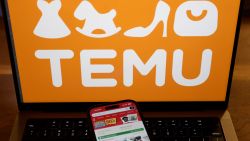 SAN ANSELMO, CALIFORNIA - FEBRUARY 04: In this photo illustration, the app of the Chinese-owned company Temu is displayed on a smartphone on February 04, 2025 in San Anselmo, California. China announced retaliatory tariffs on some American imports after U.S. President Donald Trump imposed a 10 percent tariff on certain Chinese products. (Photo Illustration by Justin Sullivan/Getty Images)