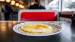 In this photo illustration, eggs are displayed on a table on February 05, 2025 in Austin, Texas.