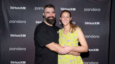 Jason and Kylie Kelce welcomed their fourth daughter on Sunday.