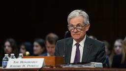 US Federal Reserve Board Chairman Jerome Powell testifies during a Senate Banking, Housing and Urban Affairs committee on "The Semiannual Monetary Policy Report to the Congress," on Capitol Hill, in Washington, DC, on February 11, 2025.