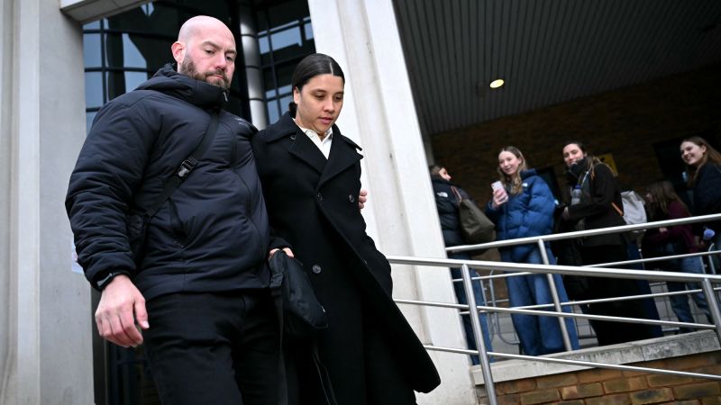 Australia soccer star Sam Kerr found not guilty of racially aggravated harassment of police officer