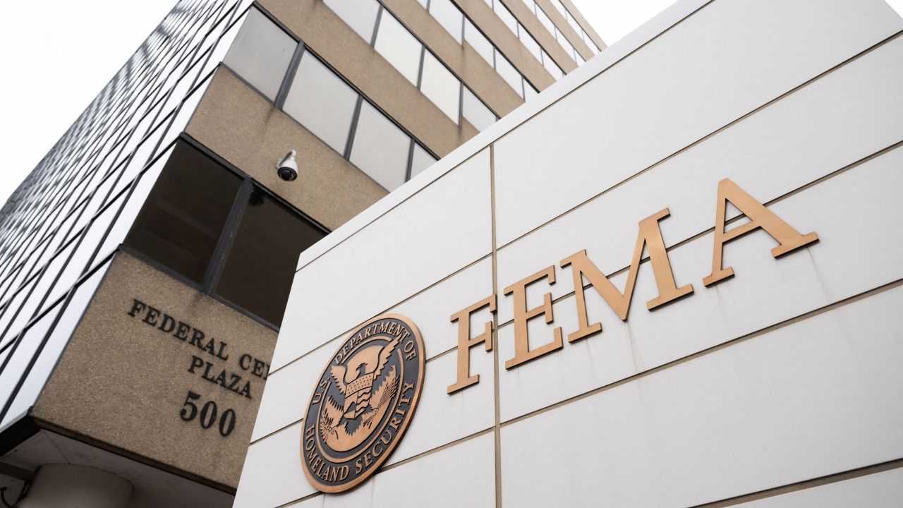 FEMA (Federal Emergency Management Agency) Headquarters is seen in Washington, DC, February 11, 2025. President Donald Trump launched a fresh attack Tuesday on the US federal disaster agency FEMA, calling for it to be shut down and its duties instead handed to individual states. (Photo by SAUL LOEB / AFP) (Photo by SAUL LOEB/AFP via Getty Images)          