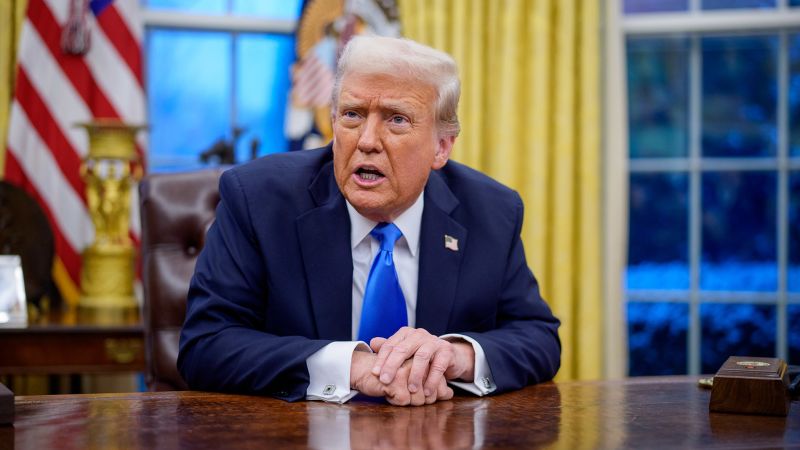 И тогава дойде президентът на САЩ Доналд Тръмп Във втория