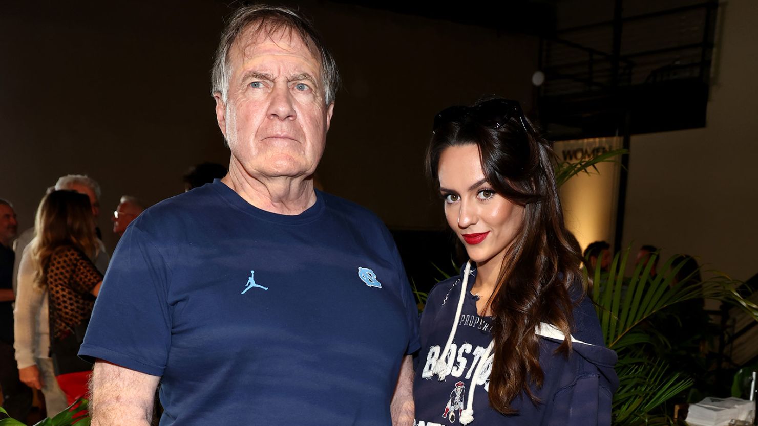 Bill Belichick and Jordon Hudson together in February 2025.