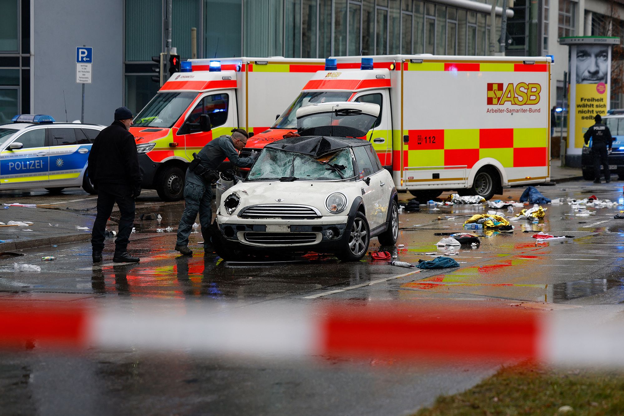 Munich: At least 20 injured after car drives into crowd | CNN