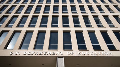 El edificio del Departamento de Educación de Estados Unidos en Washington el 13 de febrero de 2025.