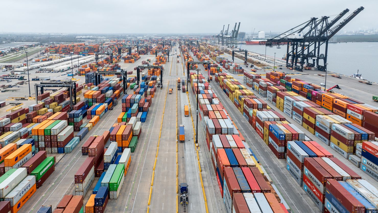 Operations are seen at the Houston Port of Authority.