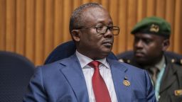 Guinea-Bissau's President Umaro Sissoco Embalo.