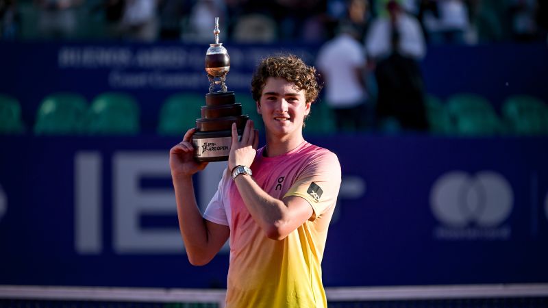 João Fonseca Wins Argentina Open, Becomes Youngest South American ATP Champion