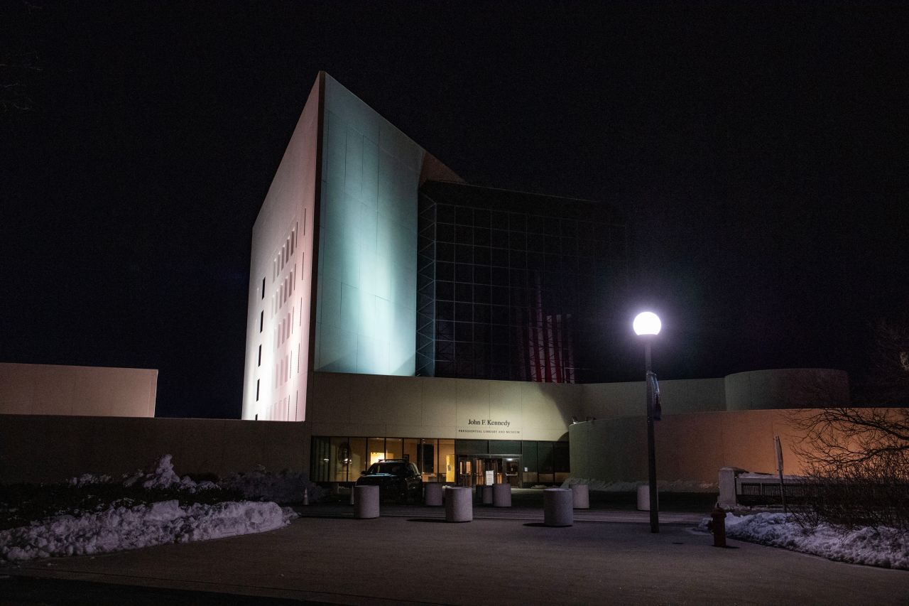 The John F. Kennedy Presidential Library and Museum in Boston, Massachusetts on Tuesday.