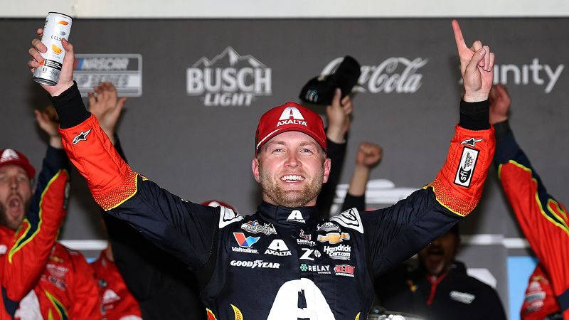 William Byron wins rain-filled Daytona 500 for second consecutive year