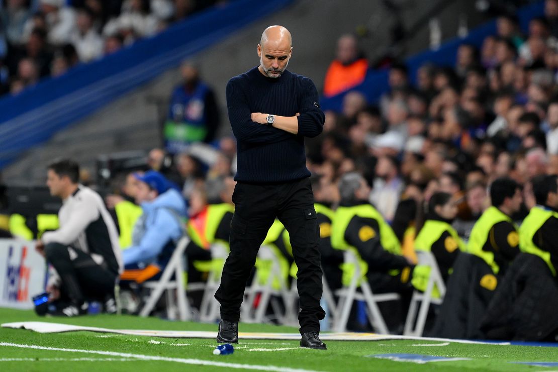 Throughout his time with Barcelona, Bayern Munich and Manchester City, Pep Guardiola had never exited the Champions League before the round of 16.