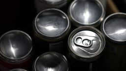 SACRAMENTO, CALIFORNIA - FEBRUARY 19: Aluminum beer cans sit in a box at The Can Van headquarters on February 19, 2025 in Sacramento, California. Craft brewers are bracing for a new tariff of 25 percent imposed by U.S. President Donald Trump on aluminum imports that is set to take effect on March 12 and could cause the price of canned beer and soft drinks to rise. Aluminum cans  for nearly 75 percent of packaged craft beer’s volume and revenue. (Photo by Justin Sullivan/Getty Images)