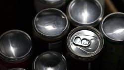 SACRAMENTO, CALIFORNIA - FEBRUARY 19: Aluminum beer cans sit in a box at The Can Van headquarters on February 19, 2025 in Sacramento, California. Craft brewers are bracing for a new tariff of 25 percent imposed by U.S. President Donald Trump on aluminum imports that is set to take effect on March 12 and could cause the price of canned beer and soft drinks to rise. Aluminum cans  for nearly 75 percent of packaged craft beer’s volume and revenue. (Photo by Justin Sullivan/Getty Images)