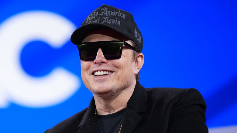 Tesla CEO Elon Musk speaks at the Conservative Political Action Conference (CPAC) in Maryland, United States in February 2025.