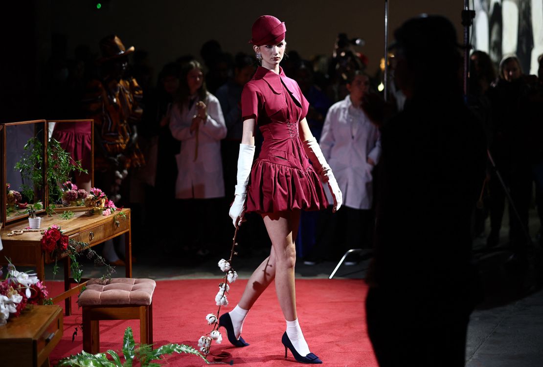 After a well-received, joyful show for Spring 2025, designer Tolu Coker eschewed the runway for Fall 2025 and instead opted for a presentation format.