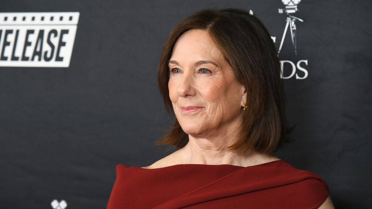 Kathleen Kennedy at the 39th Annual American Society of Cinematographers Awards held at The Beverly Hilton on February 23, 2025 in Los Angeles, California.