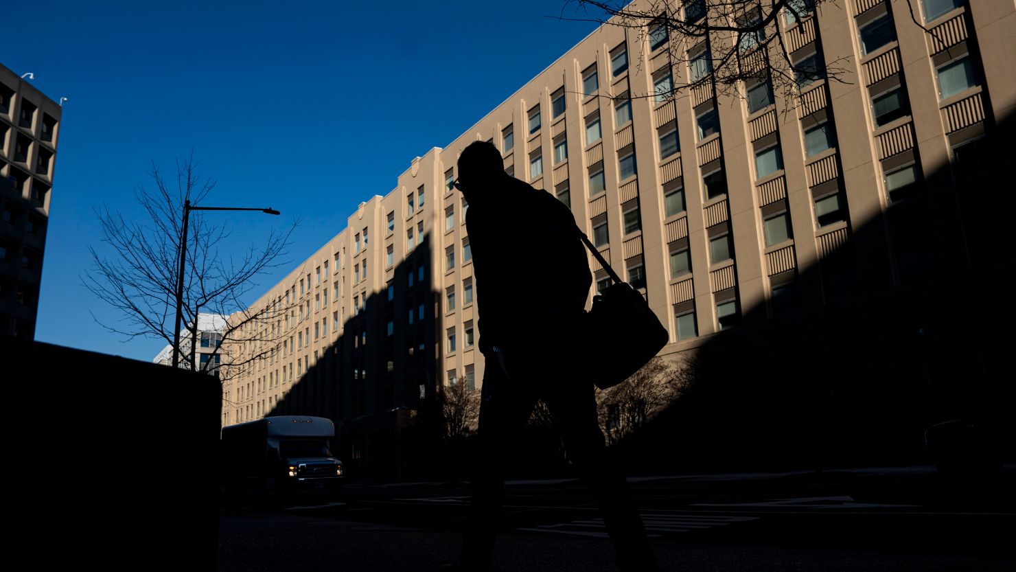 A General Services Administration building in Washington, DC, on February 24