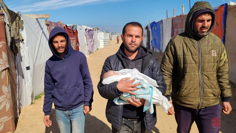 Six babies die of hypothermia in Gaza, health officials say