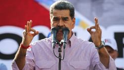 CARACAS, VENEZUELA - FEBRUARY 27: President of Venezuela Nicolas Maduro speaks to his ers during the commemoration of the 1989 'Caracazo' on February 27, 2025 in Caracas, Venezuela. On February 27, 1989 a series of protests started in the city of Guarenas as part of the social unrest caused by the government of president Carlos Andres Perez. Protests extended to Caracas reason to named it 'Caracazo' (Photo by Jesus Vargas/Getty Images)