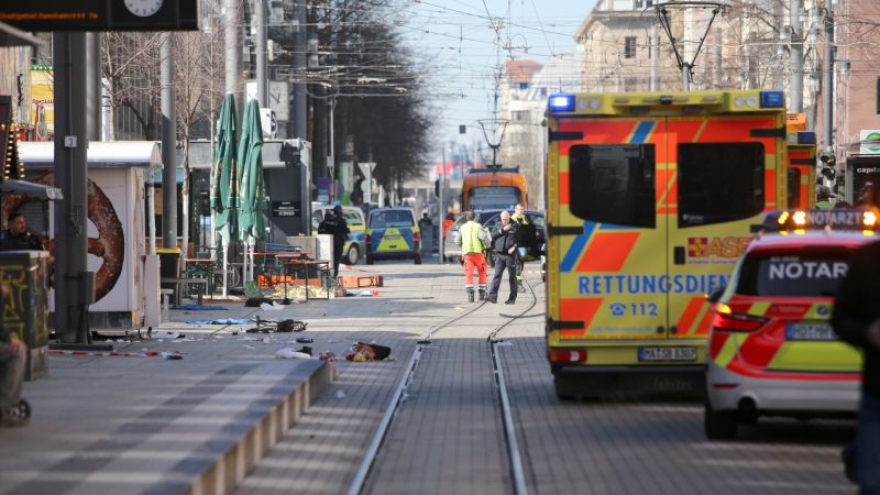 Mannheim: At least one killed in car ramming attack in German city, police say