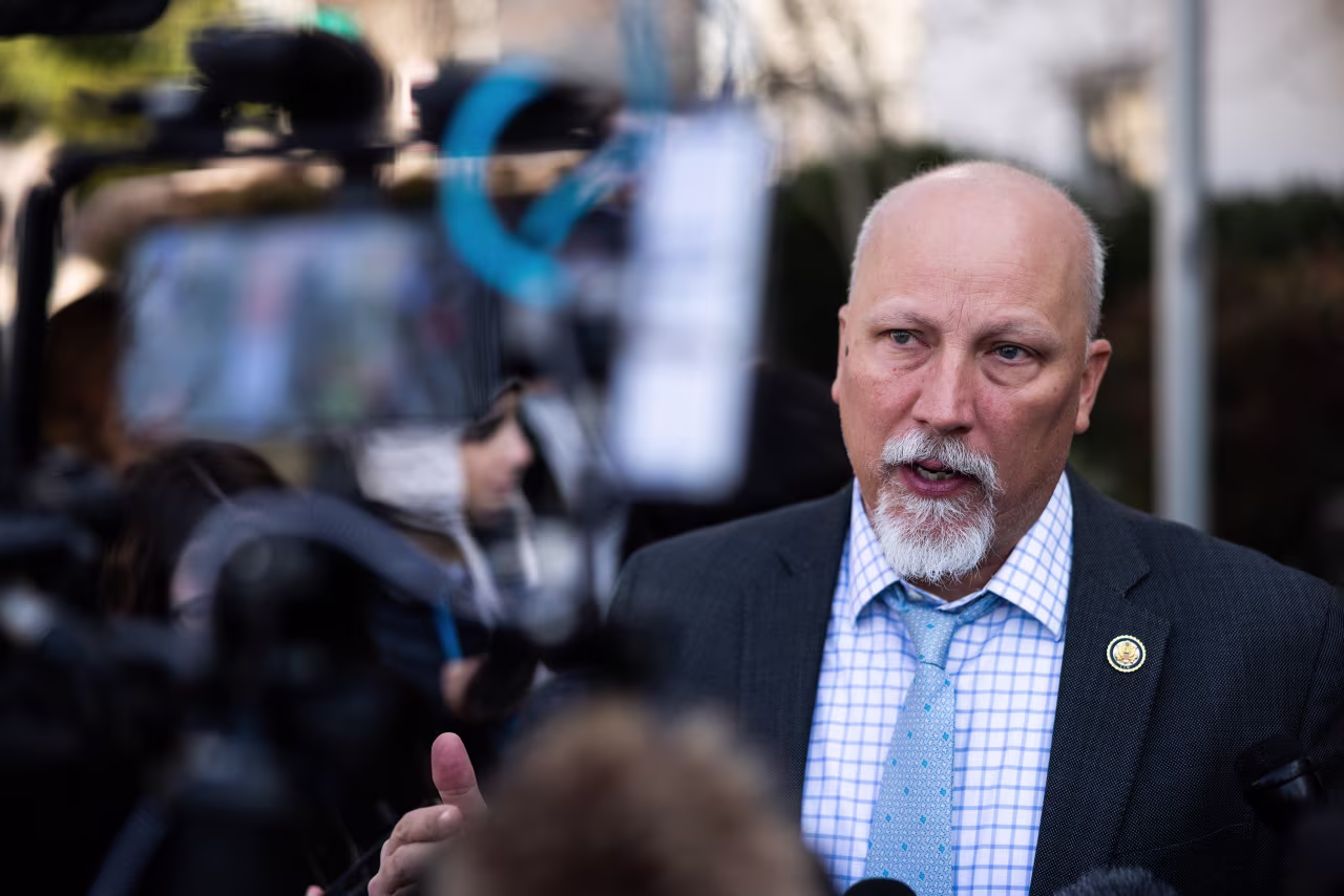 Rep. Chip Roy speaks to reporters in Washington, DC on March 4.