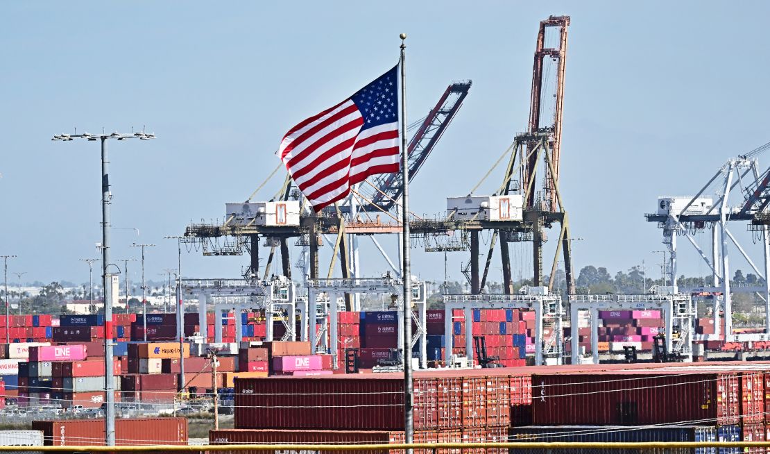 Puerto de carga de Long Beach, California, el 4 de marzo de 2025.