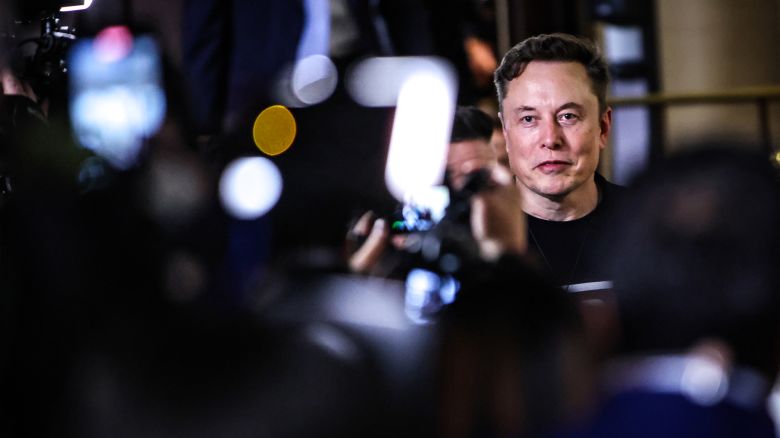 Elon Musk leaves a meeting with House Republicans in the basement of the U.S. Capitol building on March 5, 2025 in Washington, DC. Musk is meeting with Republicans in Congress today to discuss some of the dramatic cuts made, and ones yet to be made, across government agencies by the Department of Government Efficiency (DOGE).