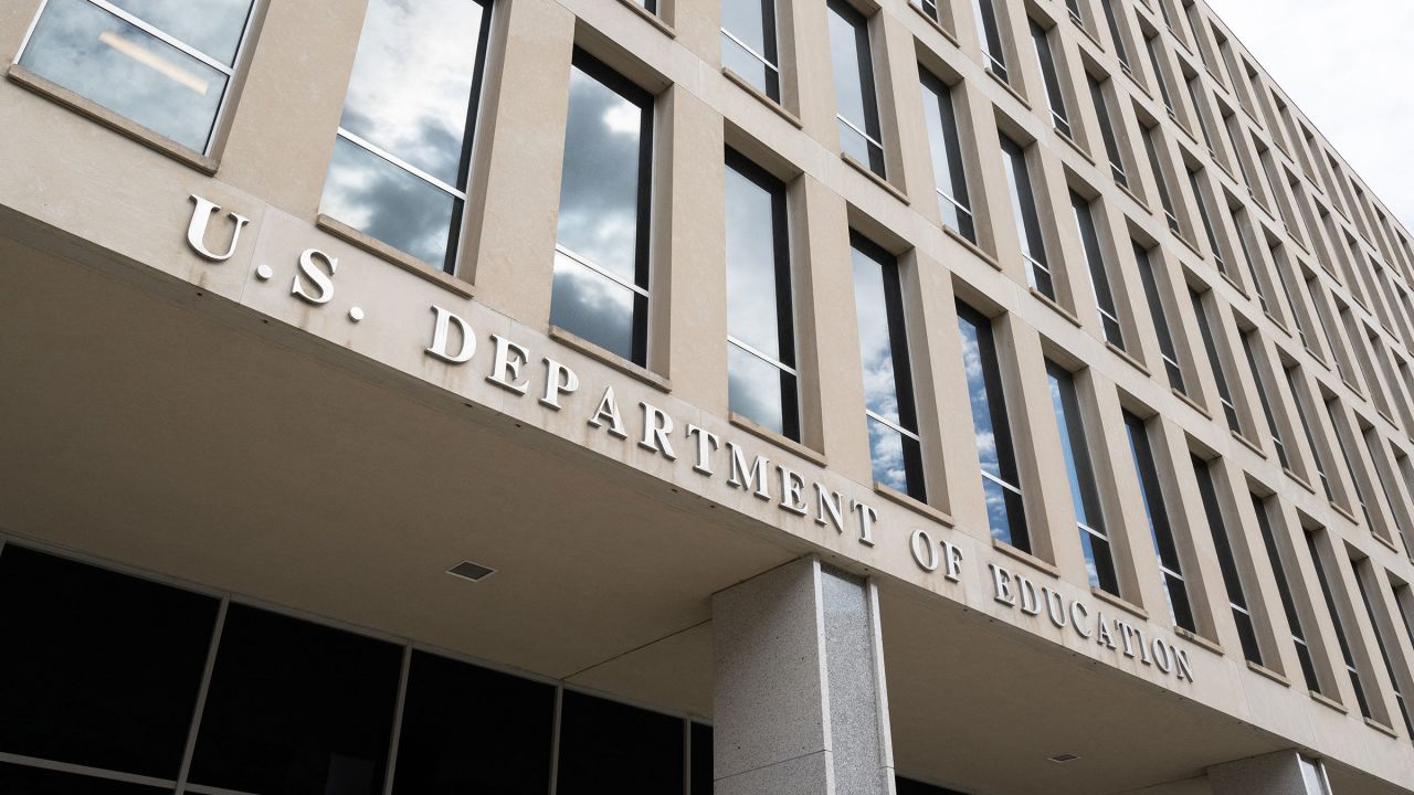 The US Department of Education in Washington, DC, on March 6, 2025.
