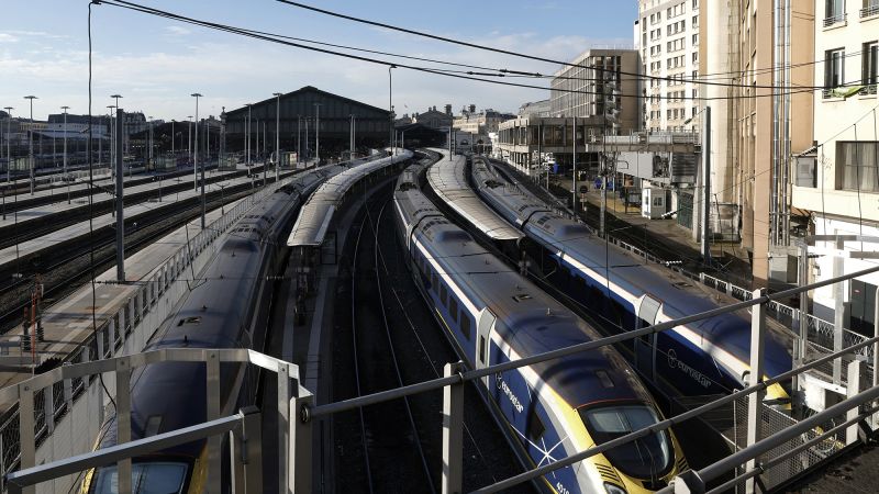 ‘Really huge’ unexploded WWII bomb found outside Paris halts Eurostar travel to London and trains to northern France